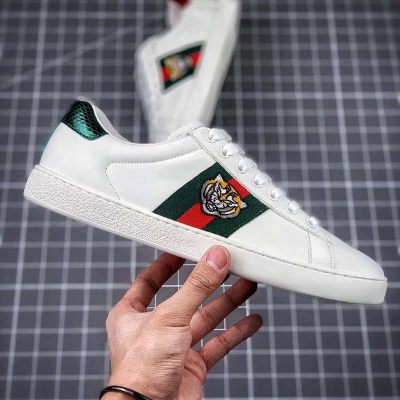 newgUCCI LEATHER CASUAL SHOES CLASSIC
